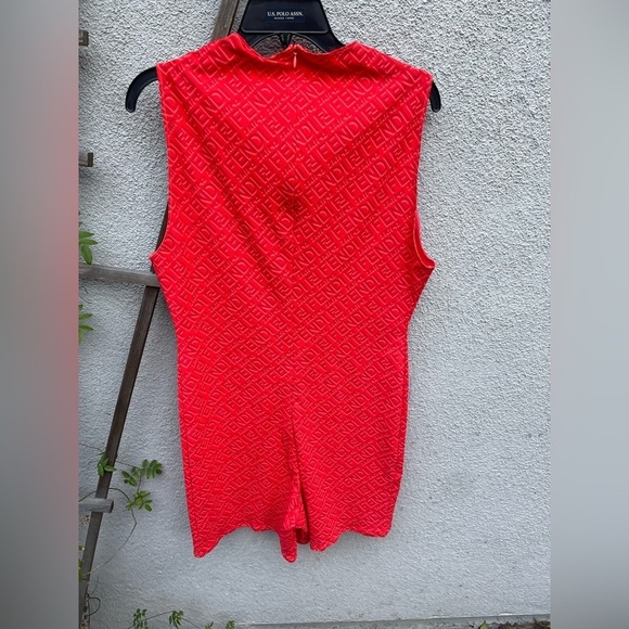 Fendi X Skims Sleeveless Mid Thigh Bodysuit In Georgia New with Tags! - Picture 12 of 13